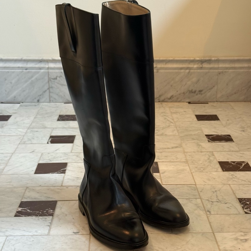Michael Kors Collection Braden Riding boots, black size 36.5